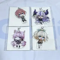 ホロライブ】【秘密結社holoX】デフォルメアクリルボールチェーン 4種