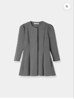 LAUBE BLANC Double Knit Peplum Jacket