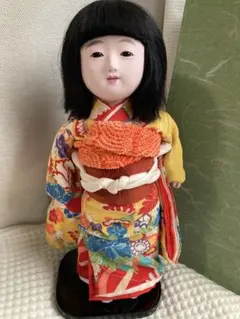 祖母の作った手作り『お福さん』和 福を呼ぶ日本人形 飾り置物 japan 