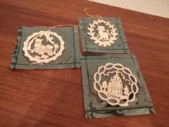 ドイツ製　木製　クリスマス・オーナメント