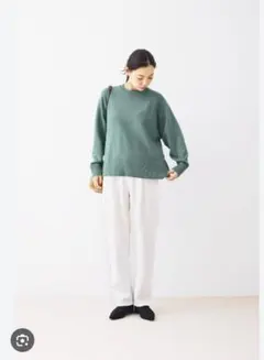 andmyera 肌ざわりのいいニット　M グリーン