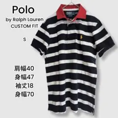 Polo by Ralph Lauren カスタムフィット ポロシャツ S 紺