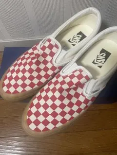 VANS PREMIUM SLIP ON 29㎝ US11 白赤 チェッカーのサムネイル