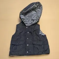 COMME CA ISM リバーシブルベスト80㌢