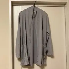 美品　カーディガン　グレー　L Lサイズ　試着のみのサムネイル