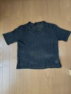 Doula Doula 半袖ニット　黒　美品