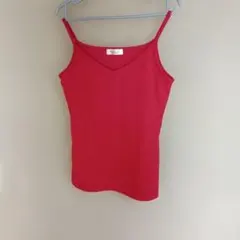 再々値下げa.v.v MICHEL KLEIN PARIS タンクトップ レッドのサムネイル