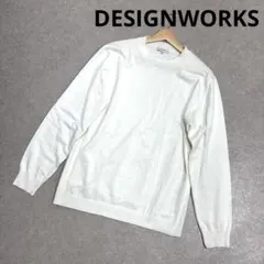 DESIGNWORKS デザインワークス 長財布ニット 白 ホワイト 薄手のサムネイル