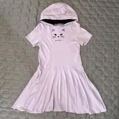 ANNA SUI MINI 140 ねこ ワンピース パープル
