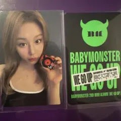 ベビモン パリタ we go up カメラ キーリング 封入トレカ