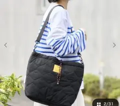 kiu パデッドドロストトートバッグ K475