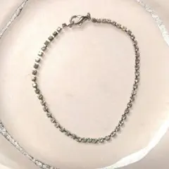 キラキラ テニスブレスレット クリスタルガラス シルバーカラー