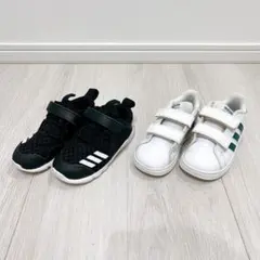 アディダス adidas キッズスニーカー 2足セット 子供用靴