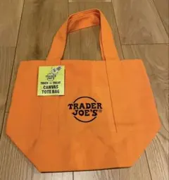 TRADER JOE'S トレジョ　ハロウィン限定　トートバッグ　オレンジ　新品