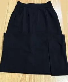 GLOBAL WORK スゴラクストレッチ Iラインスリットスカート