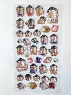 残りわずか　お相撲さん ボンボンドロップシール すもう 和柄