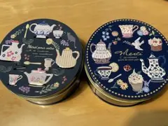 【HAPPY＠プロフ詳細様専用】カルディ　ティータイムクッキー缶　2個セット