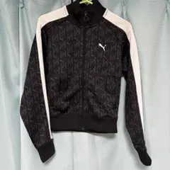 Puma ブラック トラックジャケット
