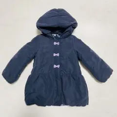 anyFAM フード付きリボンアウターコート　100サイズ