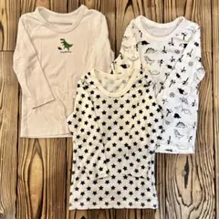 110cm 男の子(ボーイズ) 長袖肌着3枚 まとめ売り