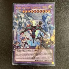 Wake Up Your E・HERO EU版　オーバーフレームウルトラレア Wake Up Your Elemental HERO - Maze of Memories - YuGiOh