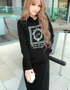 Rady ホテルシリーズ♡フード付スエットワンピース