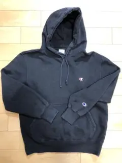 Champion ブラック パーカー Mサイズ