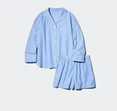 UNIQLO　ストライプ　コットンパジャマ　長袖