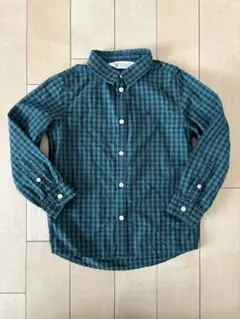 子ども服　長袖シャツ　チェックシャツ キッズ 長袖120