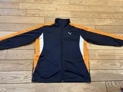 PUMA ジャージ上下セット ネイビー/オレンジ 150サイズ