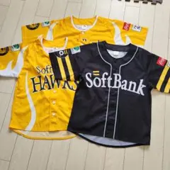 ソフトバンクホークス ユニフォーム 3着セット Sサイズ