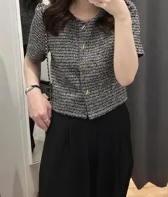 ツイードジャケット 半袖