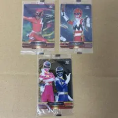 戦隊ヒーロー　カード　３枚セット