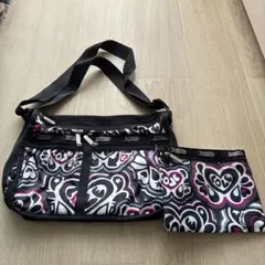 LeSportsac ショルダーバッグ ポーチ付き ハート柄のサムネイル