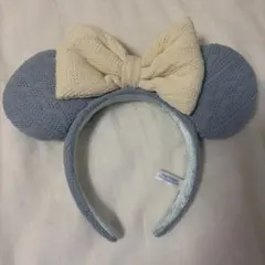 ディズニー ミニー カチューシャ 2025年 冬 水色