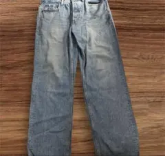 【3日以内発送】RAGEBLUE ストレートデニム 水色（裾ダメージ加工）