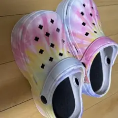 厚底 サボサンダル タイダイ柄のサムネイル
