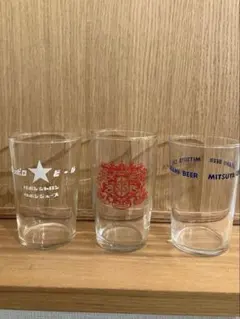 アサヒ　サッポロ　サントリー　ビールグラス　3個セット　レトロ
