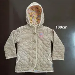 キルティングジャケット ベージュ 100cm