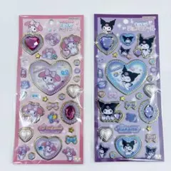 【マイメロ クロミ】キラキラジュエルシール サンリオ 国内正規品