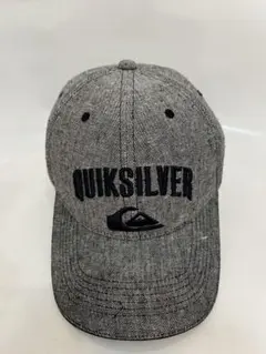 ［QUIKSILVER］ キャップ グレー 刺繍ロゴのサムネイル