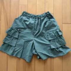 familiar キュロット150cm オリーブグリーン