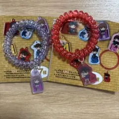 名探偵コナン　ヘアゴム　ダイソー　コナン、灰原哀　オマケつき