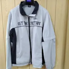 IGNIO ナイロンジャケット LL グレー/ブラック