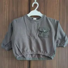 ミッキー　ロゴ　トレーナー　90