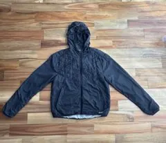 ナイキ ランニングジャケット　中綿ジャケット　メンズ M 黒　パーカー　フード