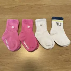 POLO baby ベビーソックス 4足セット 9cm~13cm