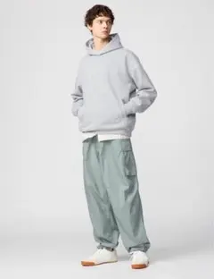 値下げUNIQLO:C ワイドフィットカーゴパンツ L