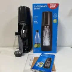 【新品未使用／保証期間切れ有り】ソーダストリーム　スピリット　黒 ソーダストリーム SodaStream / 【アウトレット在庫限り】SPIRIT