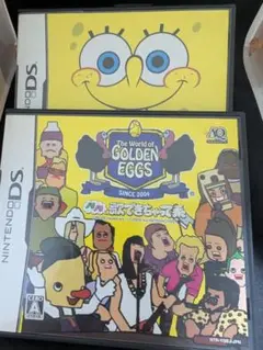 【DSソフト】　ザ　ワールド　オブ　ゴールデンエッグス／スポンジボブ　２本セット